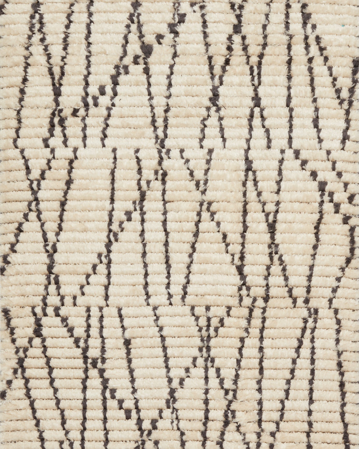 Chris Loves Julia x Loloi Alice Cream / Charcoal Rug No.1 RUGS - synthetic Loloi