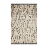 Chris Loves Julia x Loloi Alice Cream / Charcoal Rug No.1