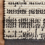 Chris Loves Julia x Loloi Alice Cream / Charcoal Rug No.2 RUGS - synthetic Loloi