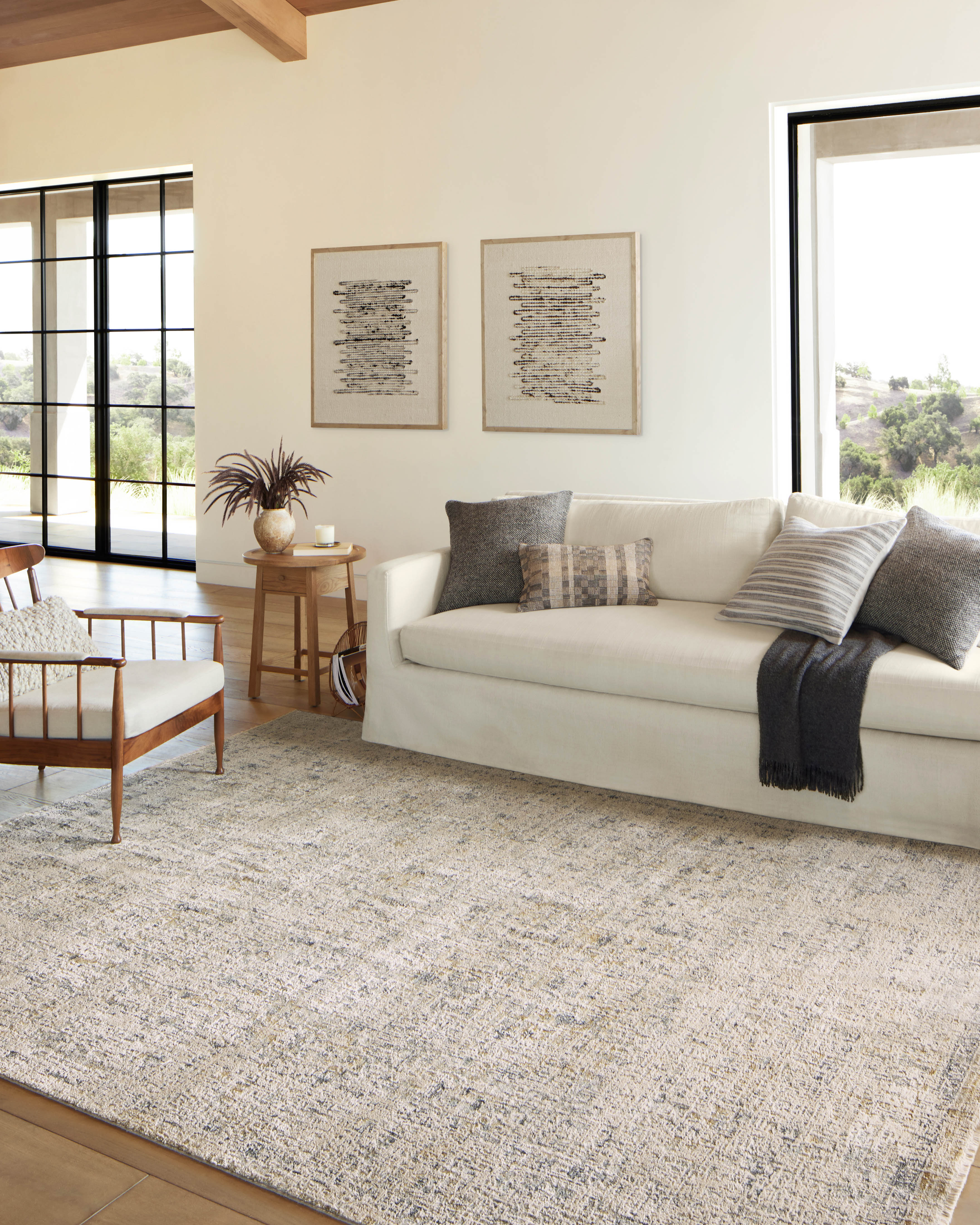 Amber Lewis x Loloi Alie Sand / Sky 0-patterned rugs Loloi