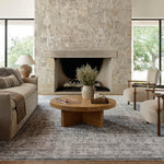 Amber Lewis x Loloi Alie Charcoal / Dove 0-patterned rugs Loloi