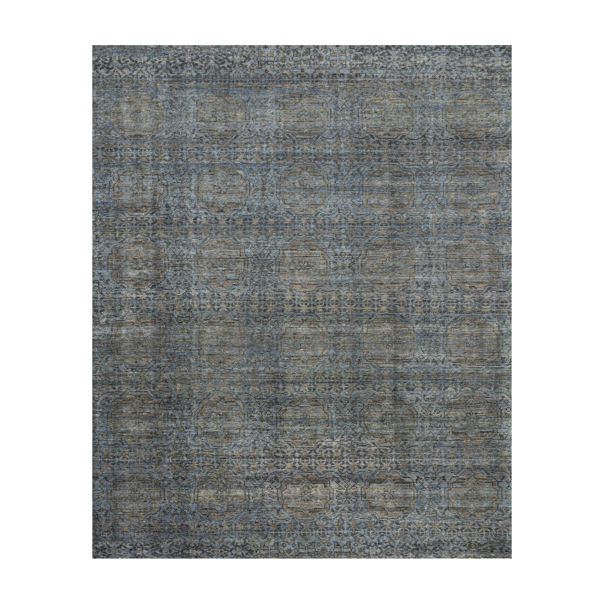 Loloi Amara Blue / Gold Rug RUGS - wool Loloi 18" x 18"