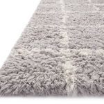 Angela Rose x Loloi Amira Silver / Ivory Rug 0-RUGS-patterned Loloi
