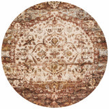 Loloi Anastasia Rust / Ivory Rug RUGS - synthetic Loloi