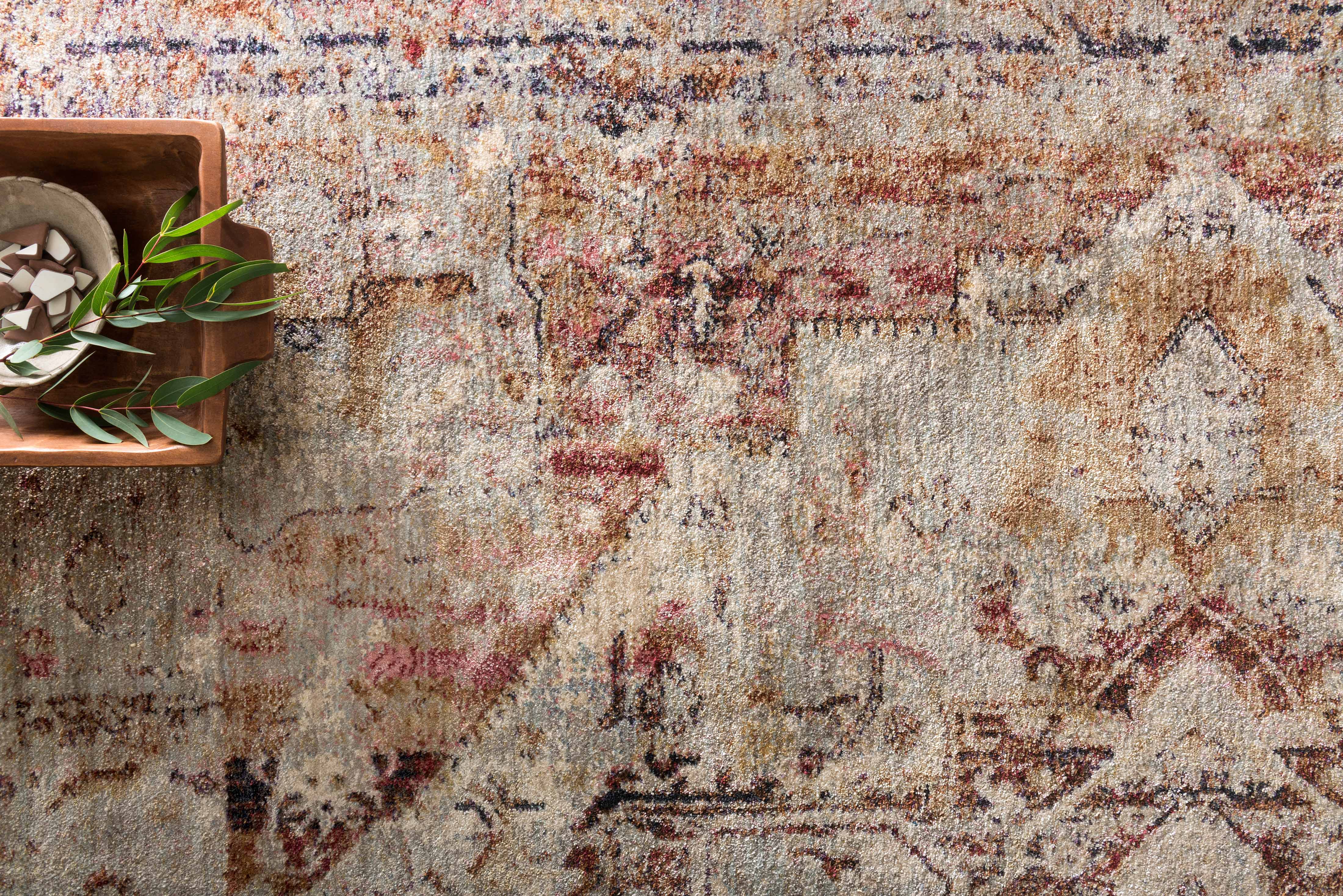 Loloi Anastasia Slate / Multi Rug RUGS - synthetic Loloi