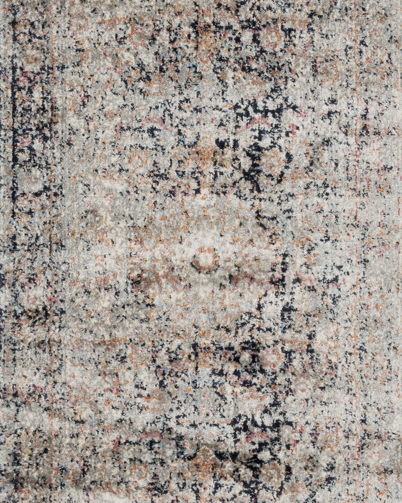 Loloi Anastasia Charcoal / Sunset Rug RUGS - synthetic Loloi