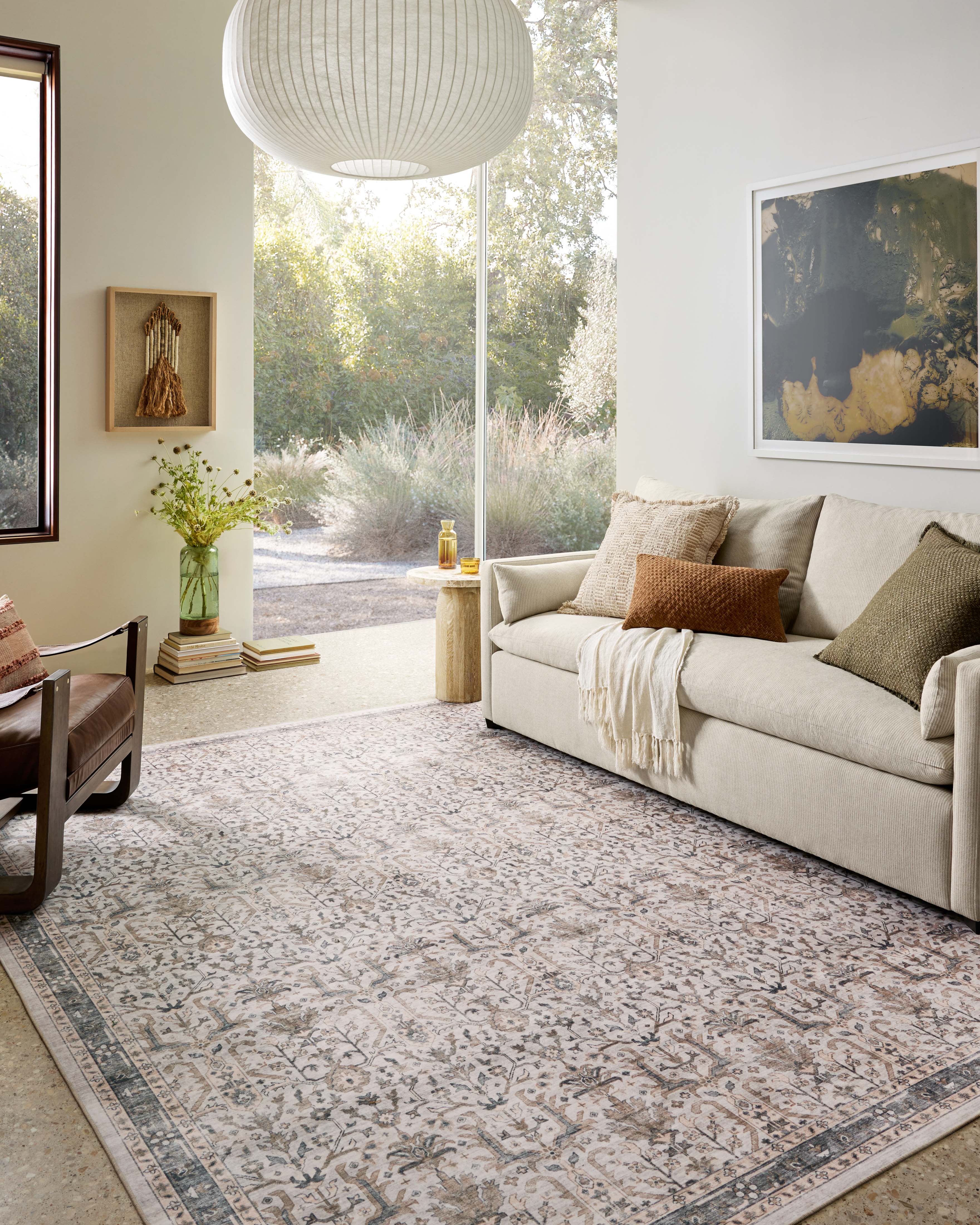 Loloi Anniston Ivory / Stone Washable Rug RUGS-patterned Loloi