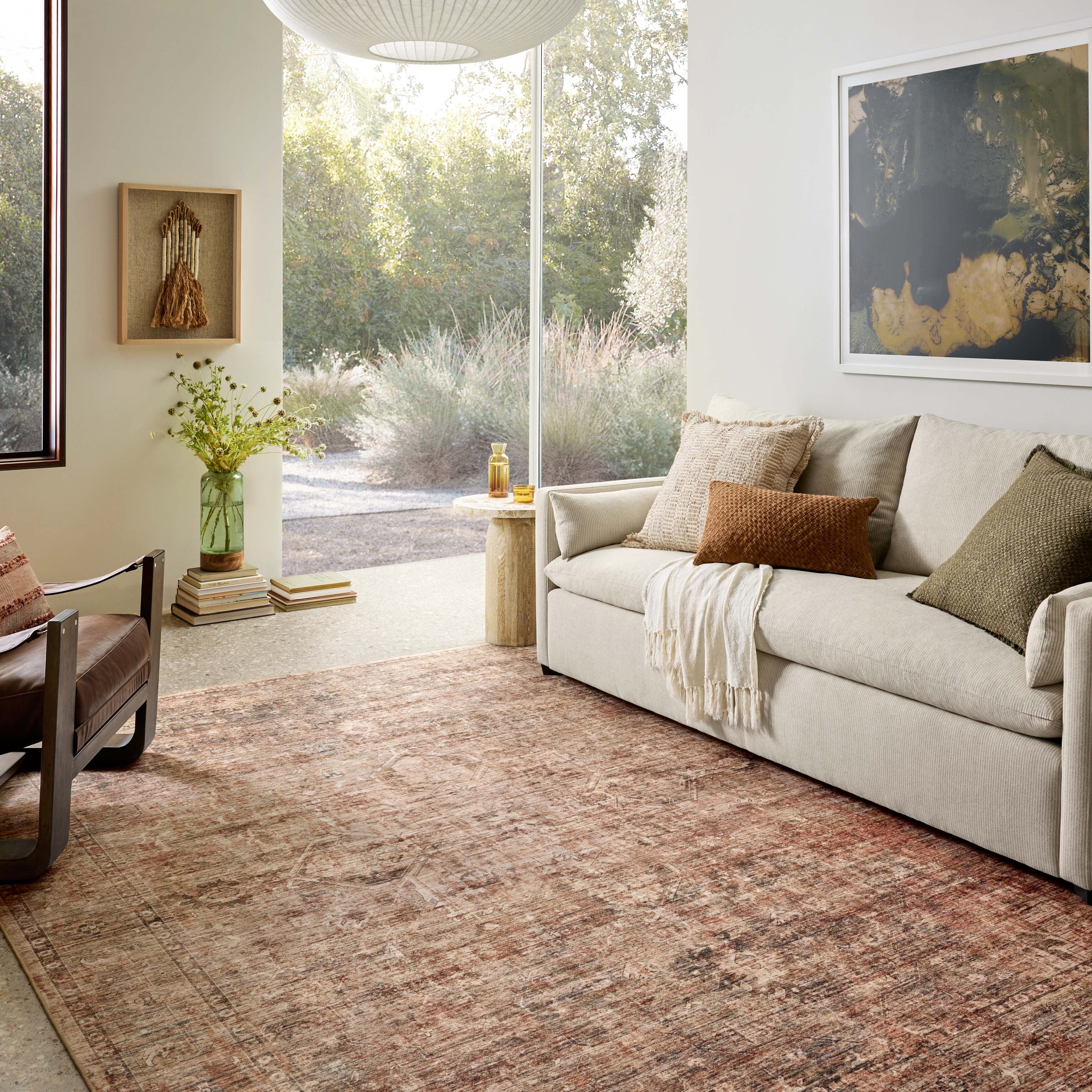 Loloi Anniston Clay / Charcoal Washable Rug RUGS-patterned Loloi
