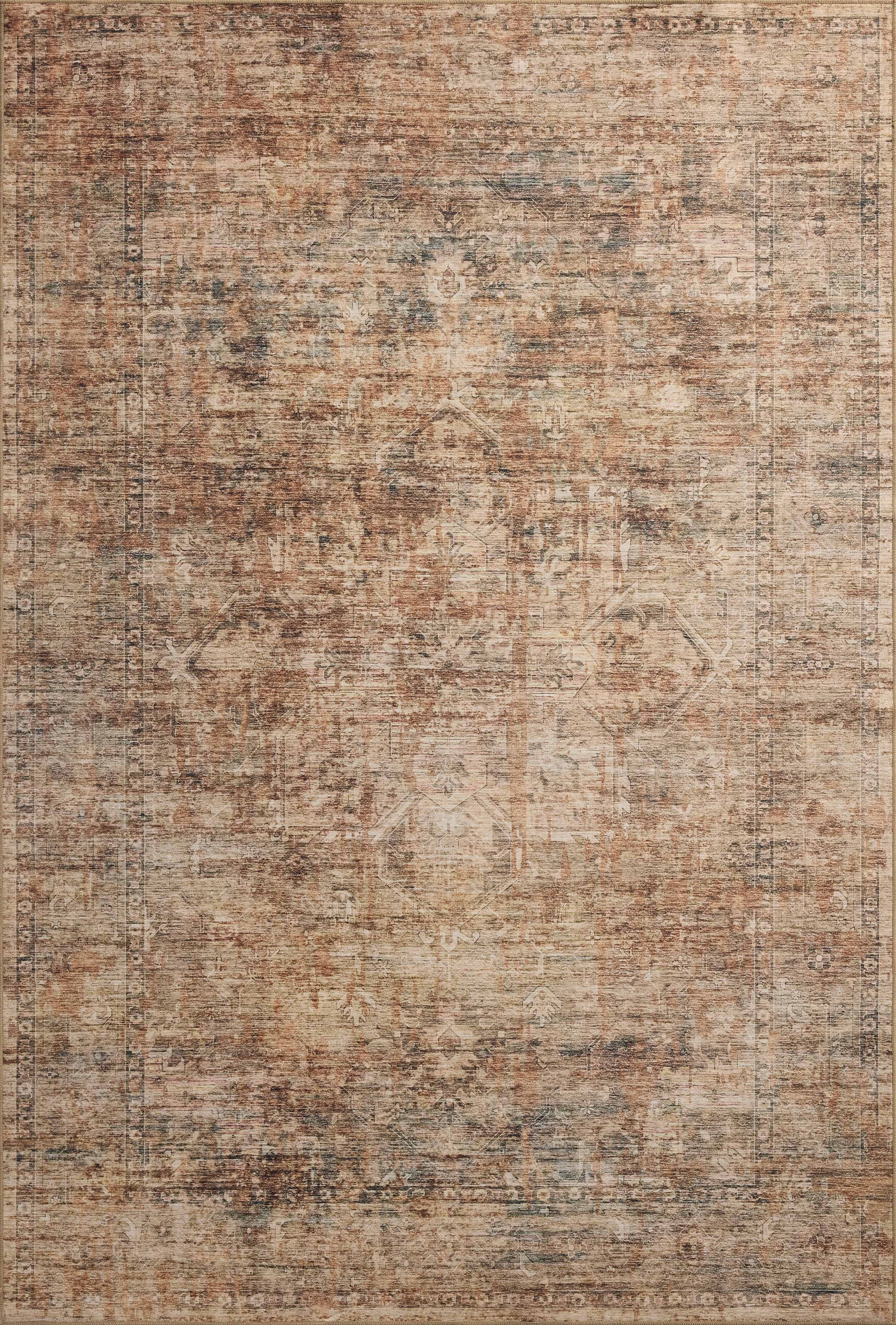 Loloi Anniston Clay / Charcoal Washable Rug RUGS-patterned Loloi
