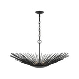 Helios Wide Pendant LIGHTING - pendant Visual Comfort Aged Iron