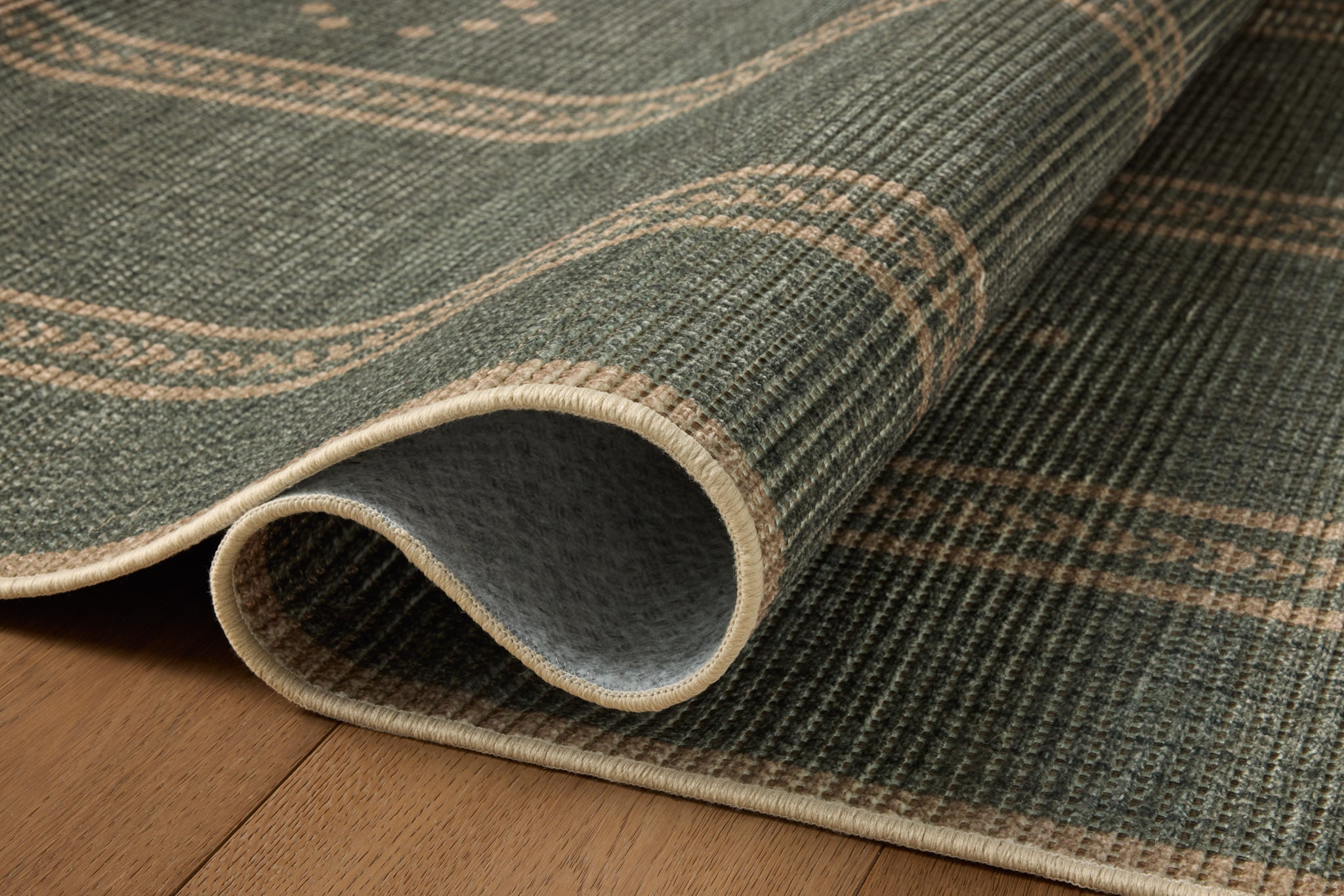 Amber Lewis x Loloi Archibald Lagoon / Natural Rug – 4