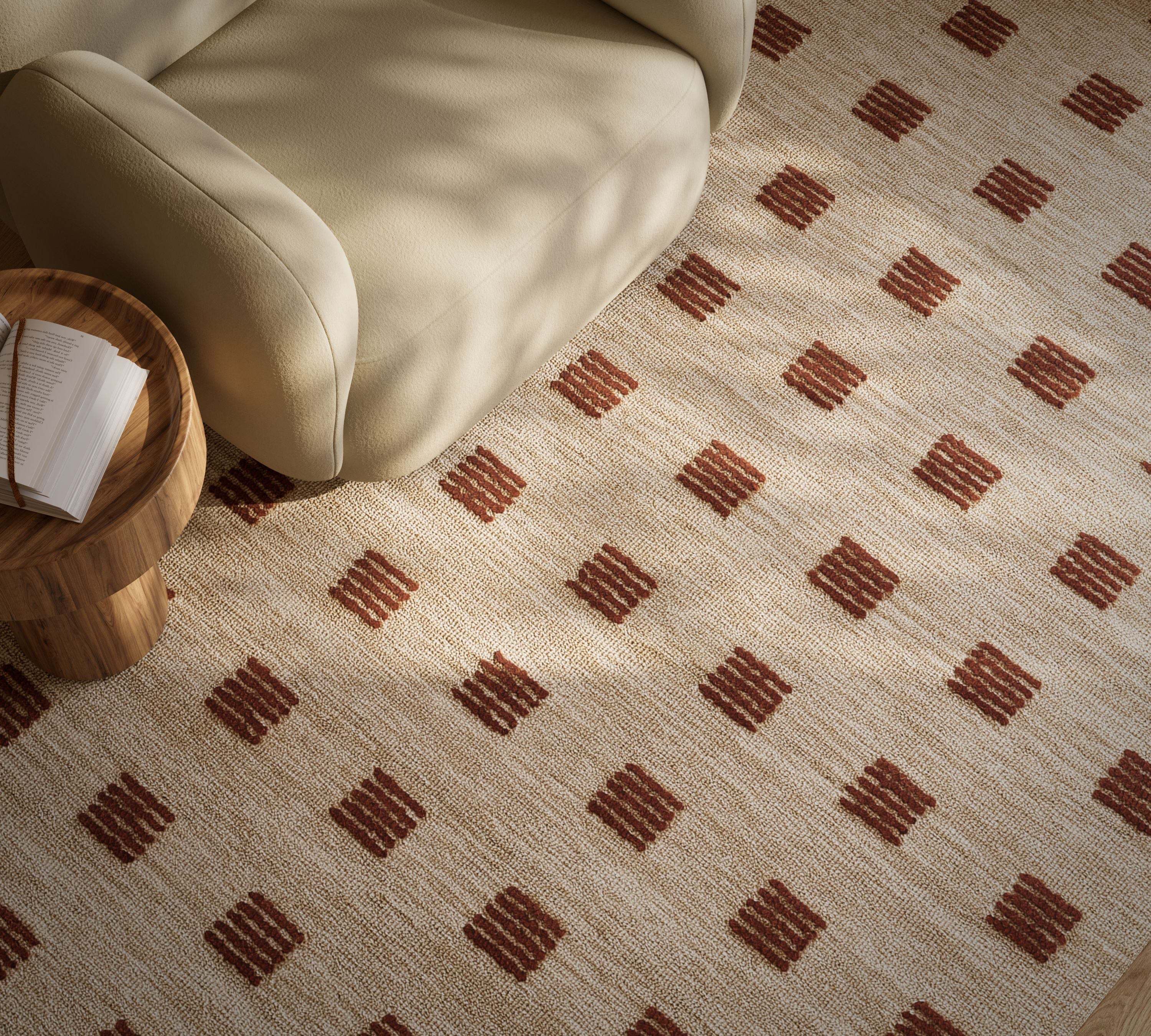 IN STORE - Archie Tile Hand Tufted Rug IN STORE - rugs Momeni
