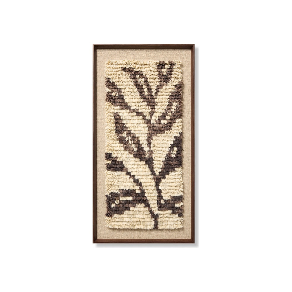 Loloi Nature's Unfurling Dark Brown Wall Art ARTWORK - framed art Loloi