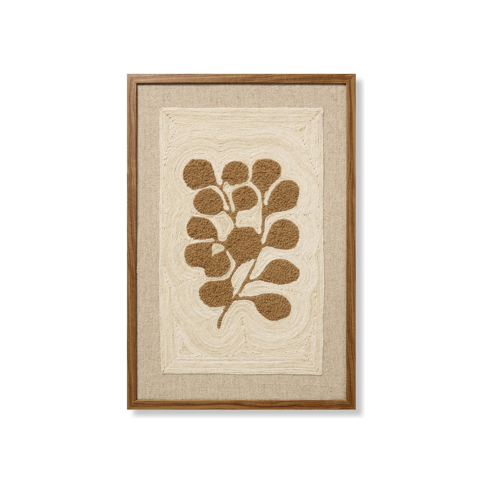Loloi Sprig & Soil Brown Wall Art ARTWORK - framed art Loloi