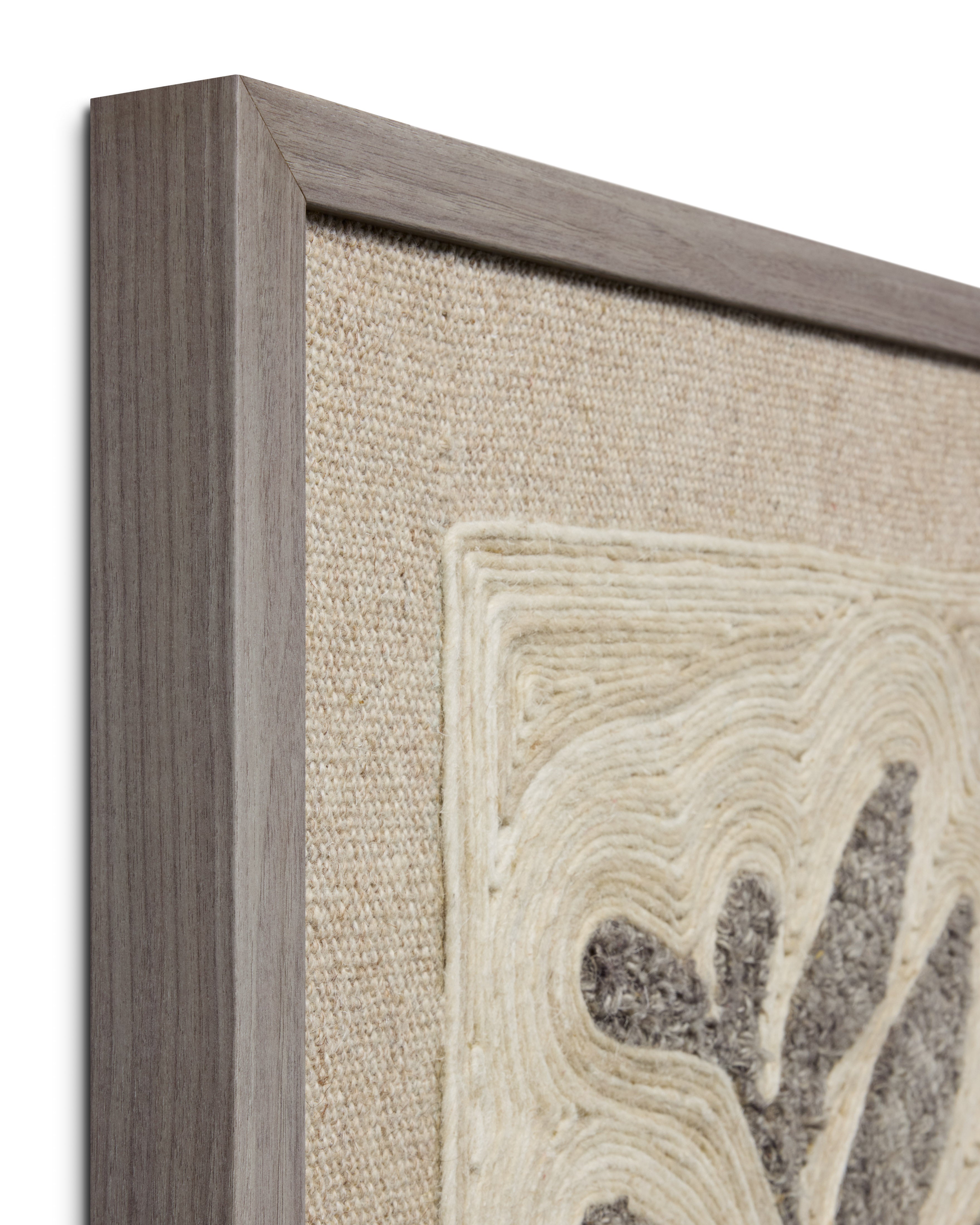 Loloi Stem & Stone Grey Wall Art ARTWORK - framed art Loloi