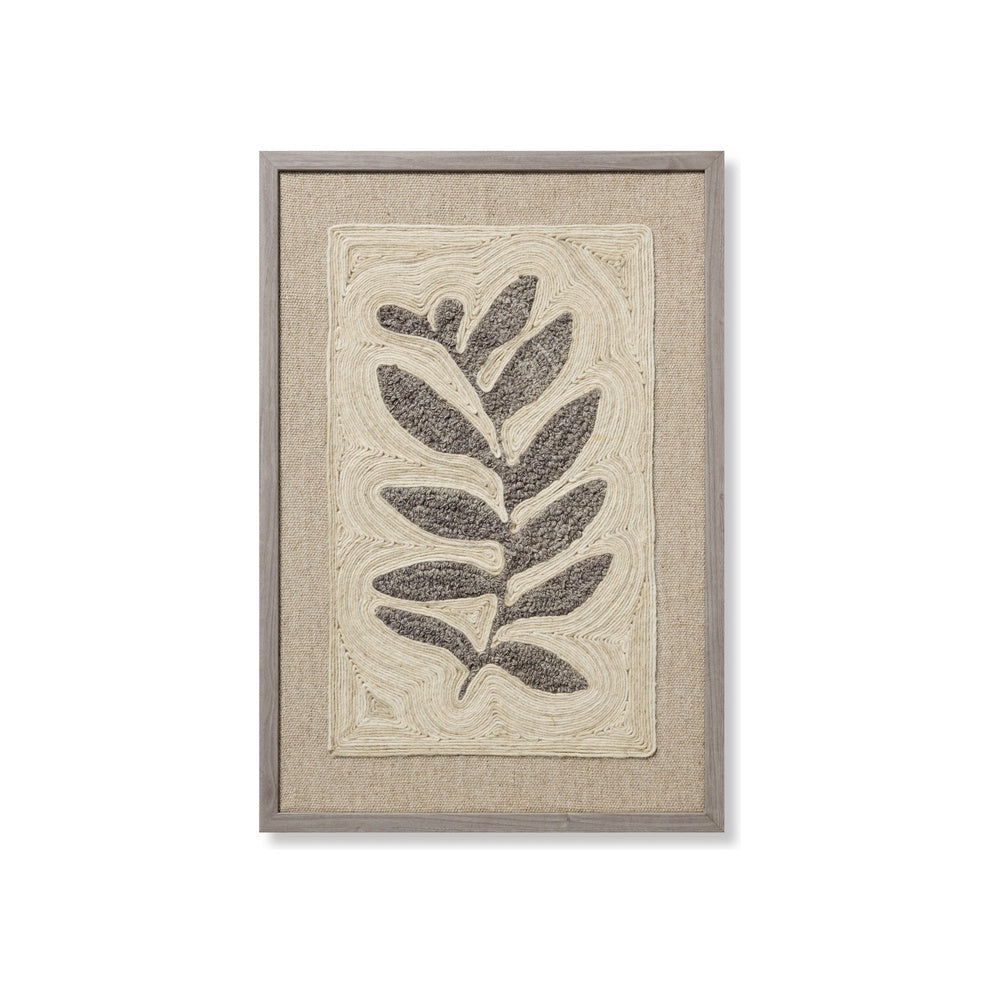 Loloi Stem & Stone Grey Wall Art ARTWORK - framed art Loloi