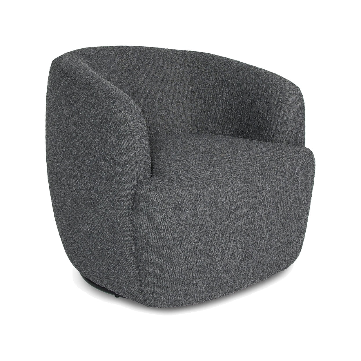 Arrow Swivel Chair FURNITURE - lounge chair Style In Form Charcoal