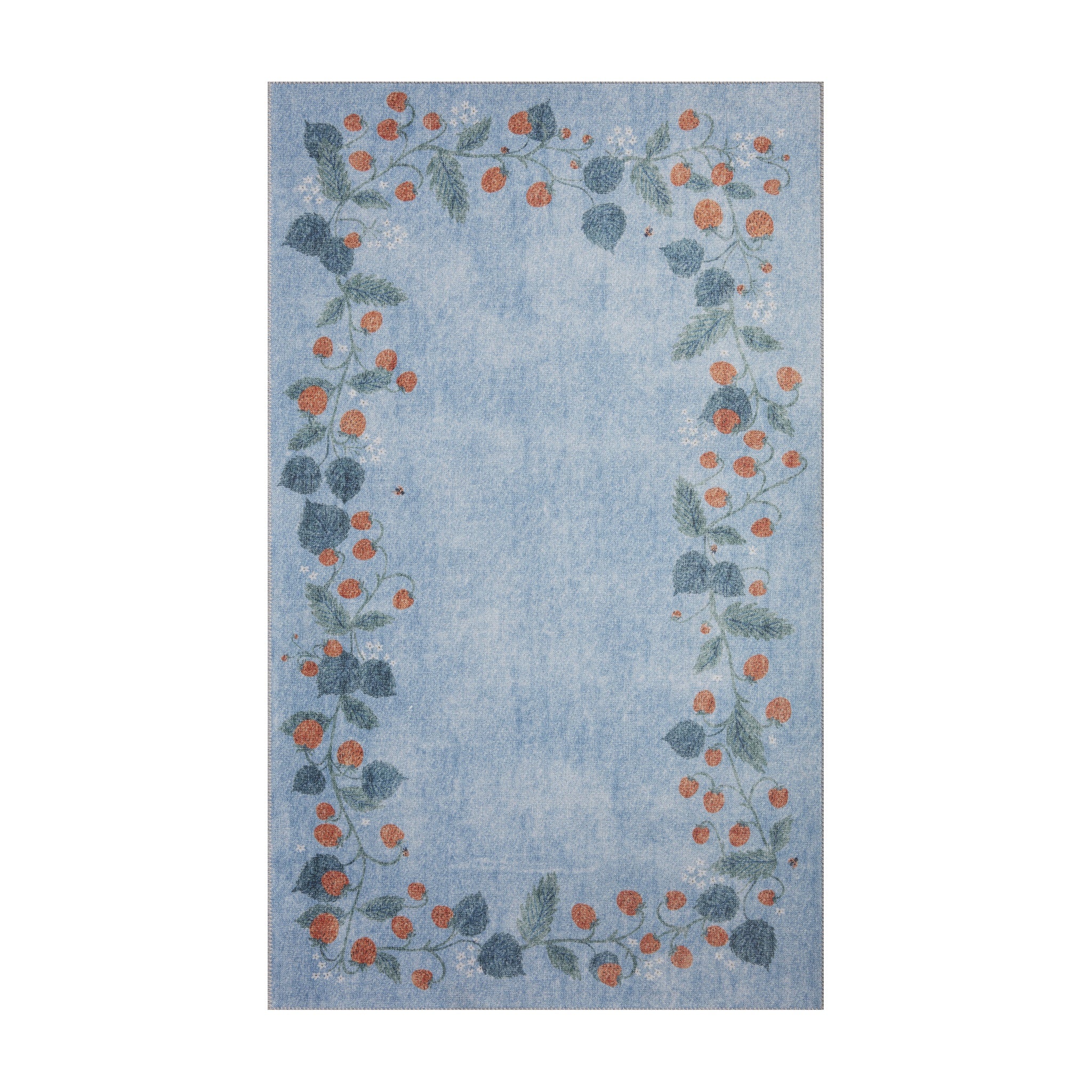 Rifle Paper Co. x Loloi Atelier Periwinkle Rug No.1 RUGS - synthetic Loloi 2'0" x 5'0"