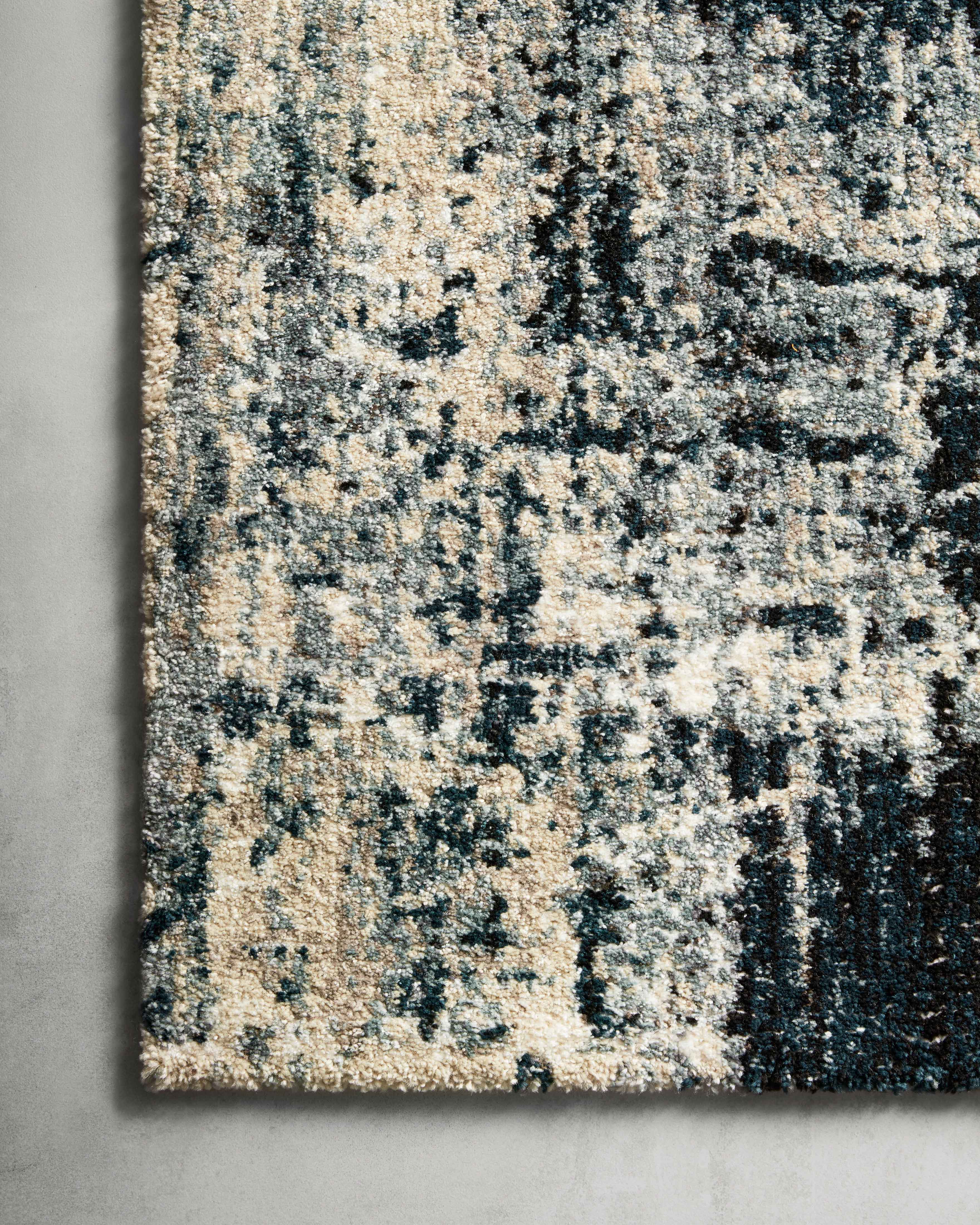 Loloi Augustus Navy / Dove Rug RUGS - synthetic Loloi