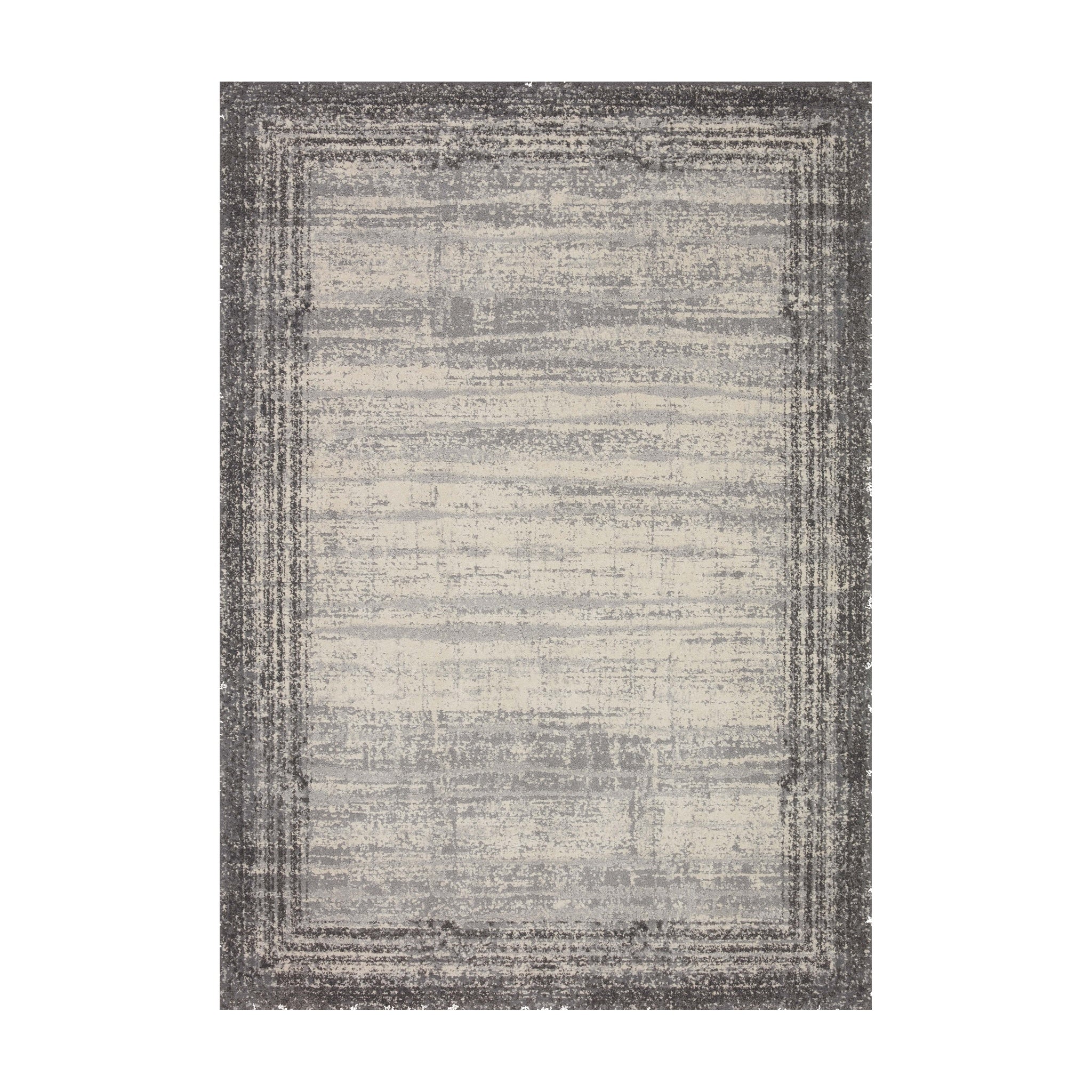 Loloi Austen Pebble / Charcoal Rug No.2 RUGS - synthetic Loloi 18" x 18"