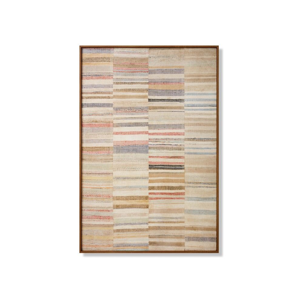 Loloi Beach Day Multi / Beige Wall Art ARTWORK - framed art Loloi