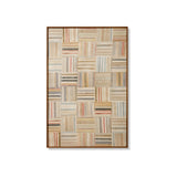 Loloi Parquet Multi / Beige Wall Art ARTWORK - framed art Loloi