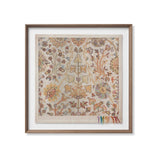 Loloi Rug Map Pastels Wall Art ARTWORK - framed art Loloi