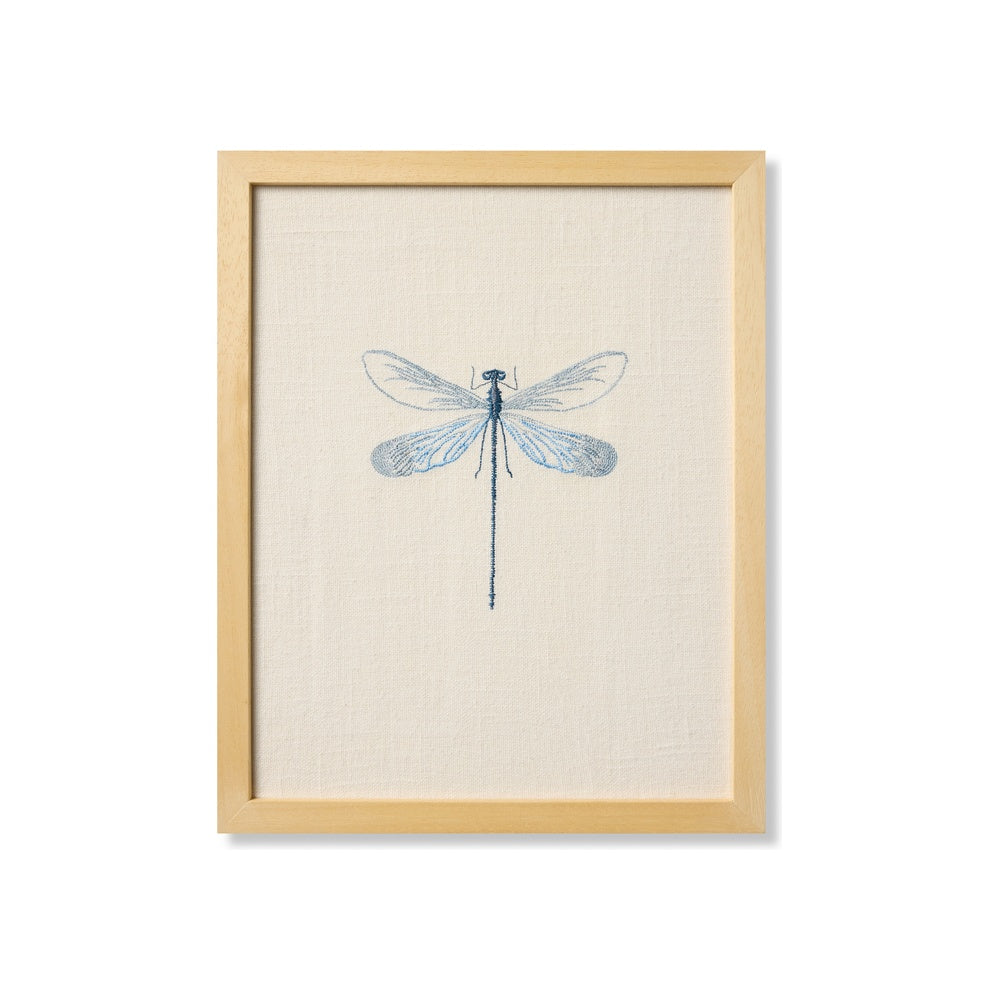 Loloi Dragonfly Blue Wall Art ARTWORK - framed art Loloi