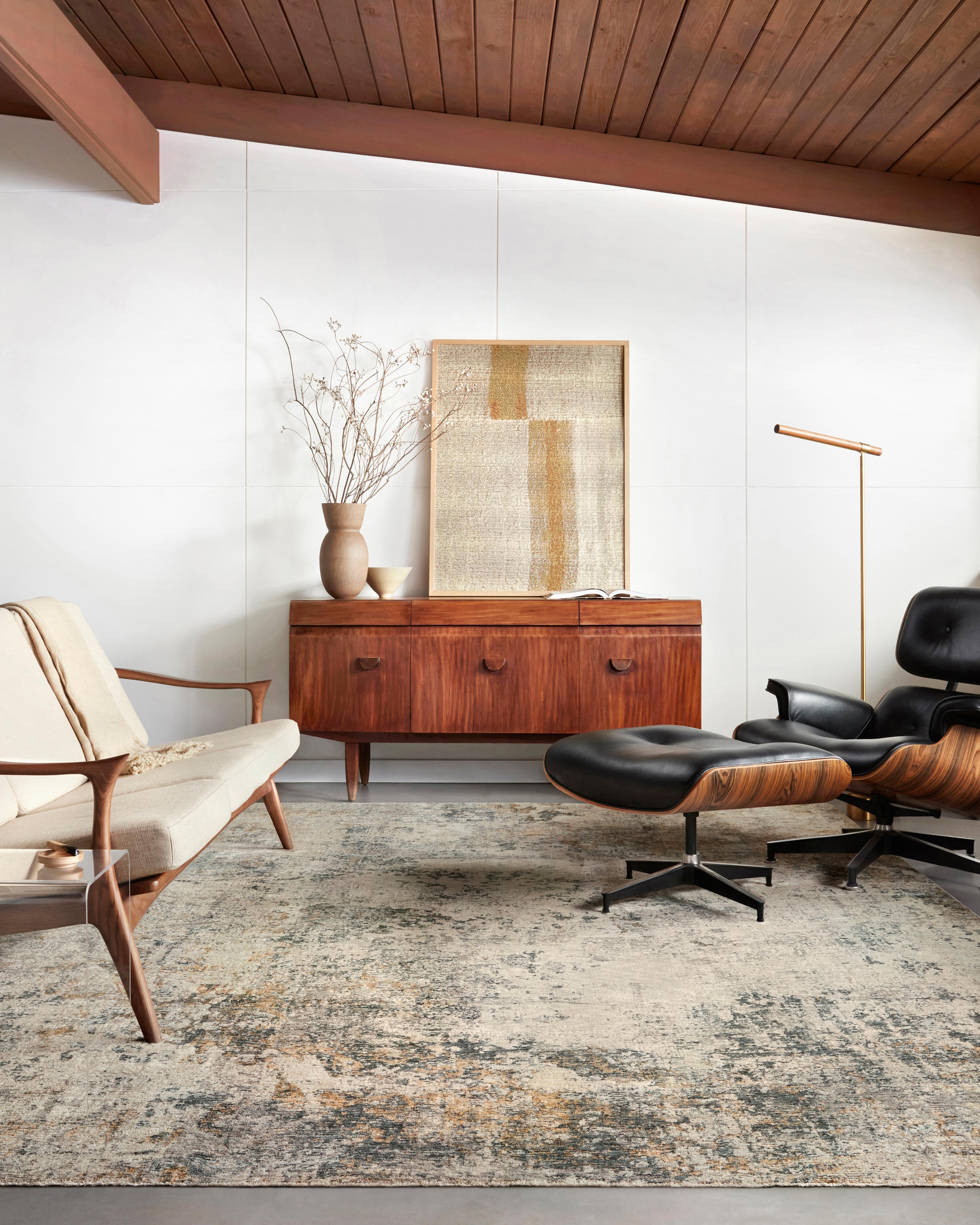 Loloi Axel Ocean / Beige Rug RUGS - synthetic Loloi