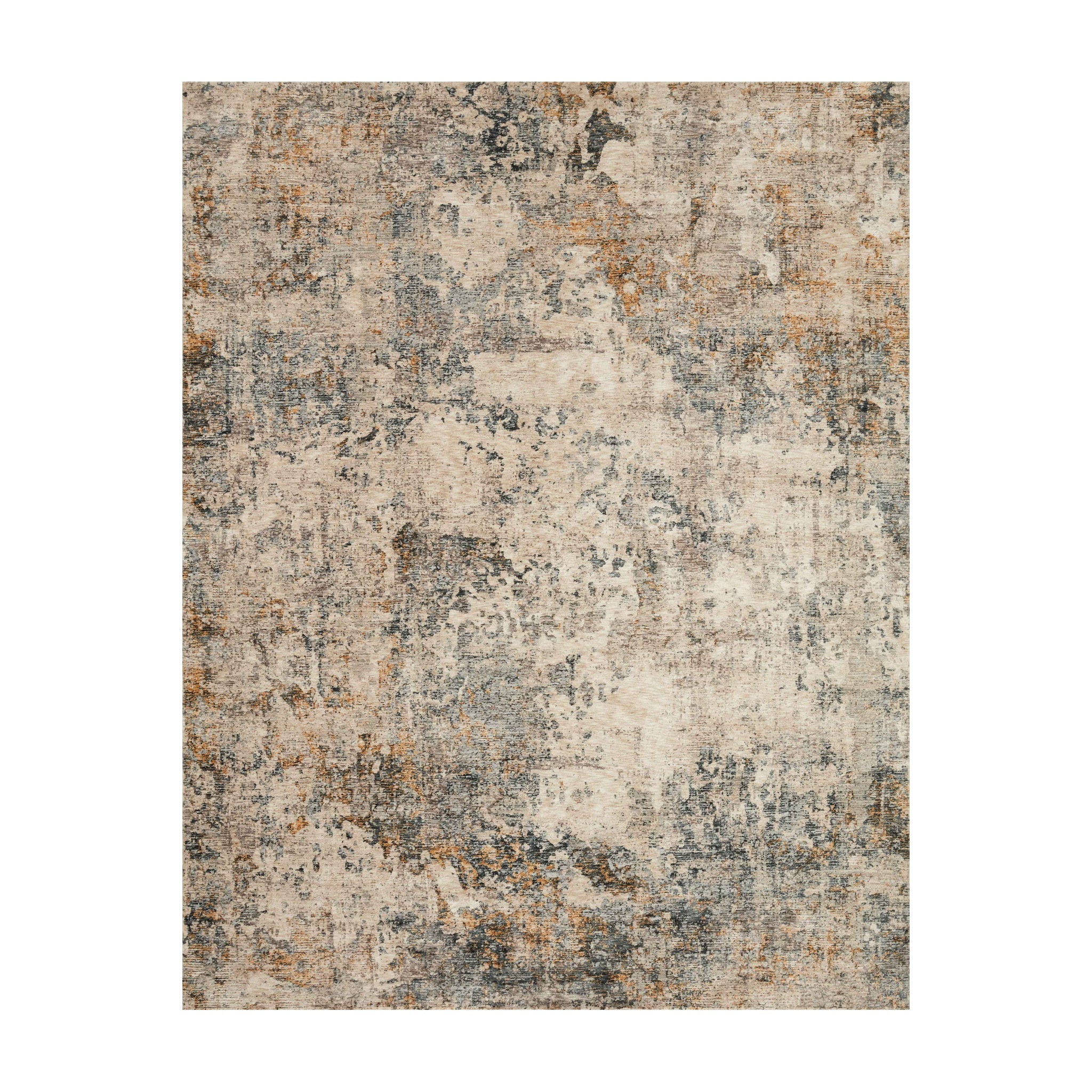 Loloi Axel Ocean / Beige Rug RUGS - synthetic Loloi 18" x 18"