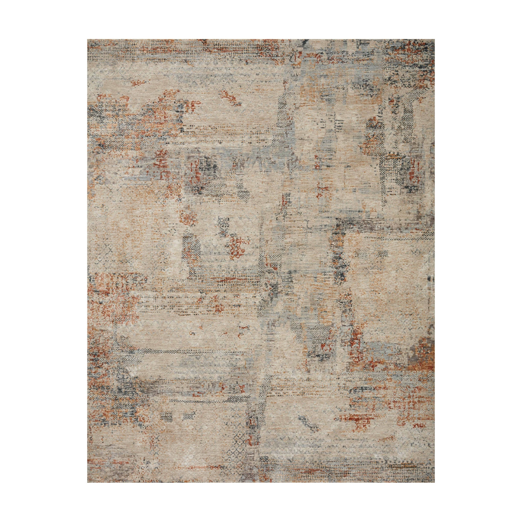 Loloi Axel Sand / Multi Rug RUGS - synthetic Loloi 18" x 18"