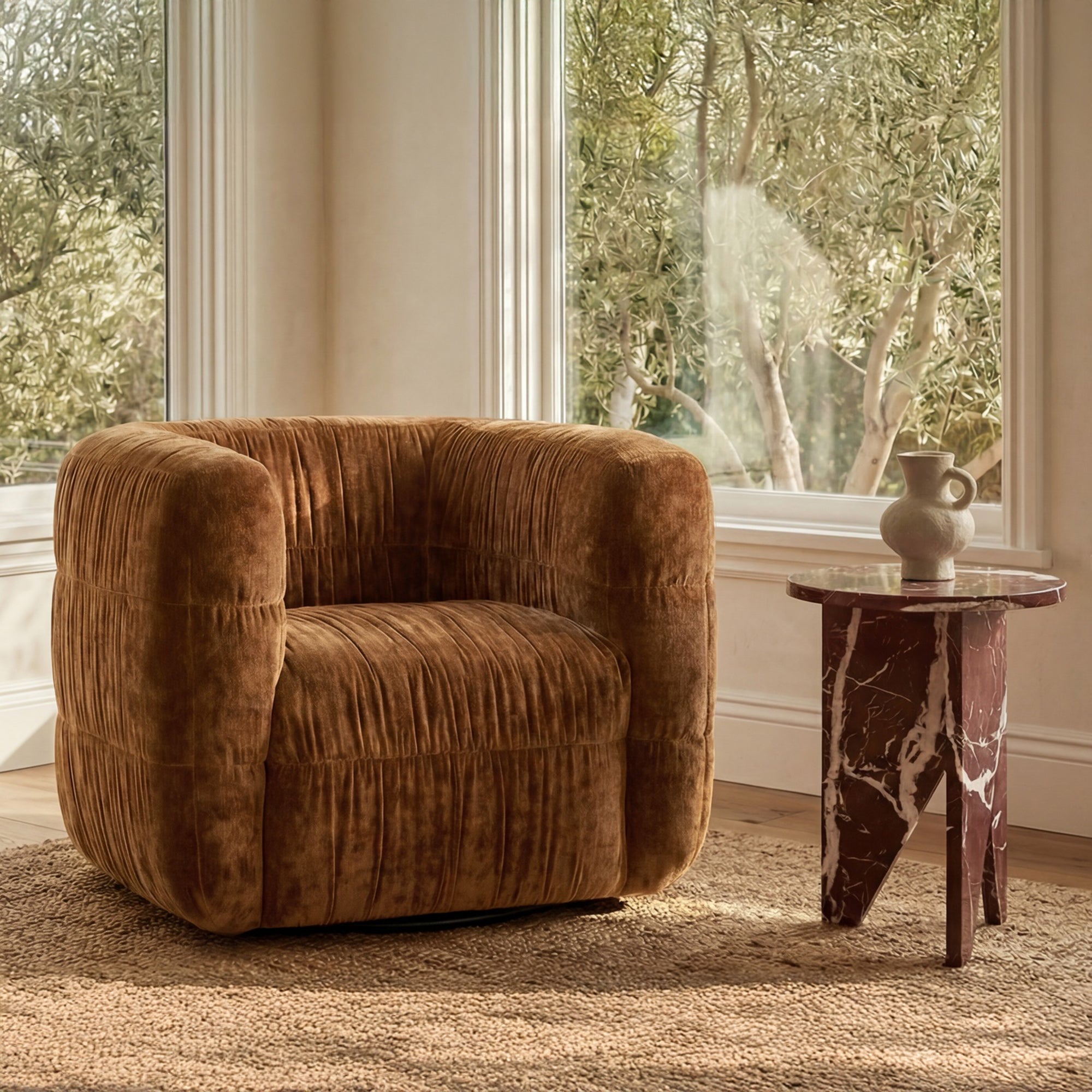 Robson Swivel Chair FURNITURE - accent chair Moe's Furniture