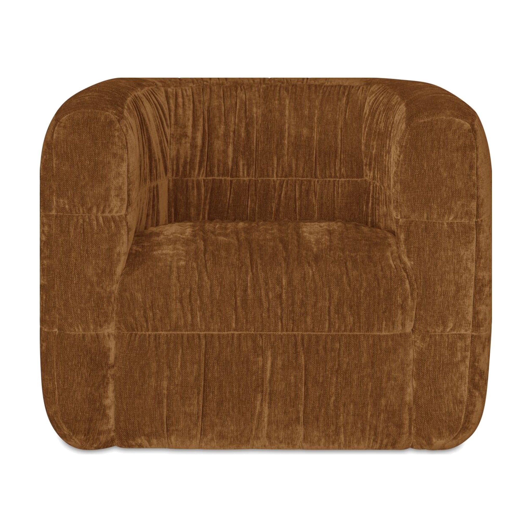 Robson Swivel Chair FURNITURE - accent chair Moe's Furniture Brown
