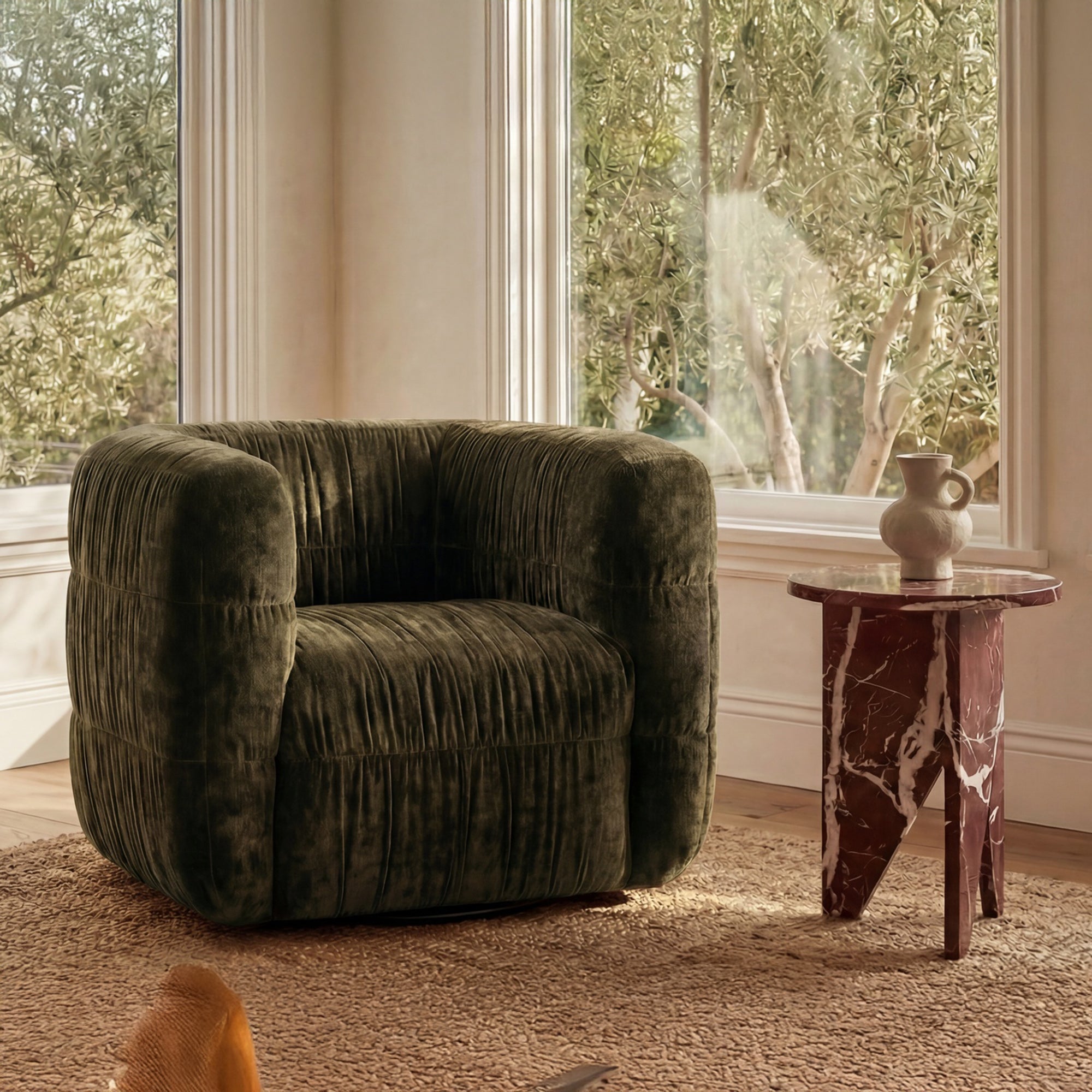 Robson Swivel Chair FURNITURE - accent chair Moe's Furniture