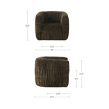 Robson Swivel Chair FURNITURE - accent chair Moe's Furniture