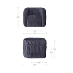 Robson Swivel Chair FURNITURE - accent chair Moe's Furniture