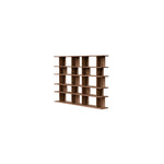 Albion 6-6 Shelving Unit FURNITURE - shelving unit Gus Natural Walnut