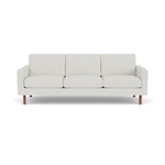 EQ3 Custom Fabric Joan 87" Sofa - Walnut Leg 1 - a - FURNITURE - Custom Sofas EQ3