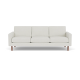 EQ3 Custom Fabric Joan 87" Sofa - Walnut Leg 1 - a - FURNITURE - Custom Sofas EQ3