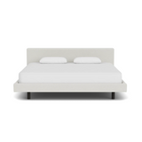 Custom Fabric Bento King Bed - Black Ash Leg 1 - d - FURNITURE - Custom Beds EQ3