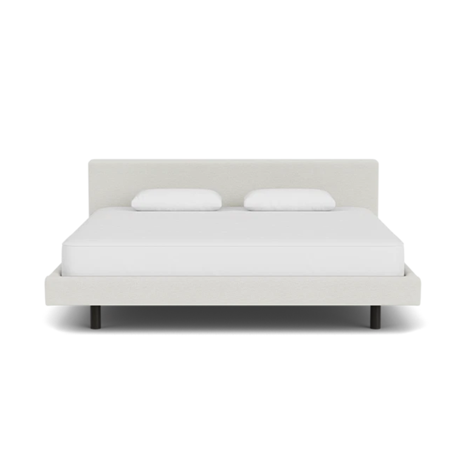Custom Fabric Bento King Bed - Black Ash Leg 1 - d - FURNITURE - Custom Beds EQ3