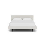 Custom Fabric Bento Queen Bed - Black Ash Leg 1 - d - FURNITURE - Custom Beds EQ3