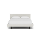 Custom Fabric Bento Queen Bed - Black Ash Leg 1 - d - FURNITURE - Custom Beds EQ3