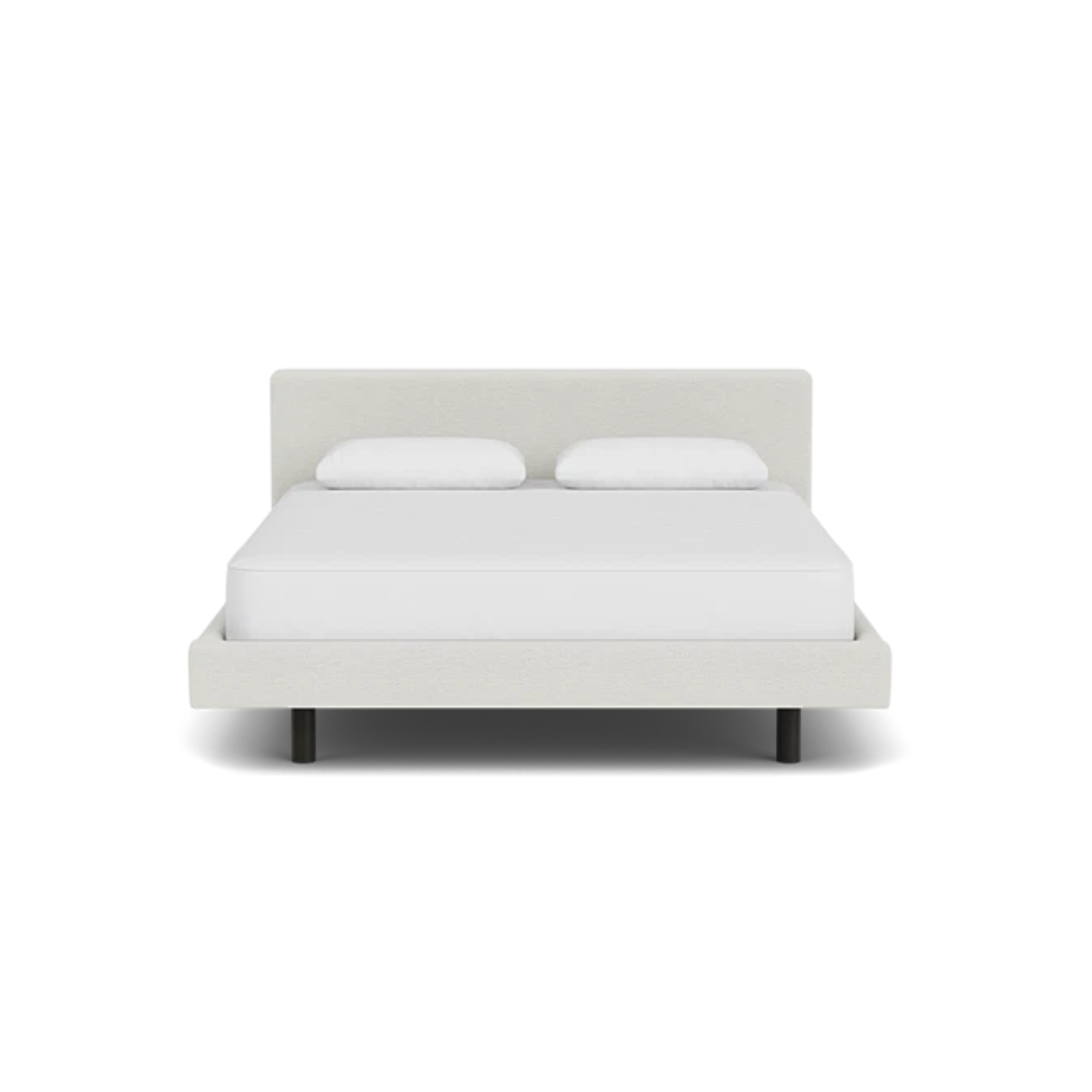 Custom Fabric Bento Queen Bed - Black Ash Leg 1 - d - FURNITURE - Custom Beds EQ3