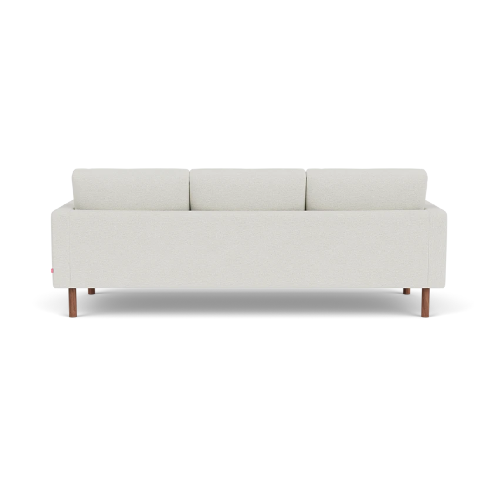 EQ3 Custom Fabric Joan 87" Sofa - Walnut Leg 1 - a - FURNITURE - Custom Sofas EQ3