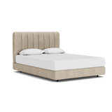 Custom Fabric Stage Queen Bed 13 - FURNITURE - bed EQ3 Aspen Dusk