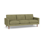 EQ3 Custom Fabric Joan 87" Sofa - Walnut Leg 1 - a - FURNITURE - Custom Sofas EQ3 Aspen Sage