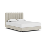 Custom Fabric Stage Queen Bed 13 - FURNITURE - bed EQ3 Ava Cloud