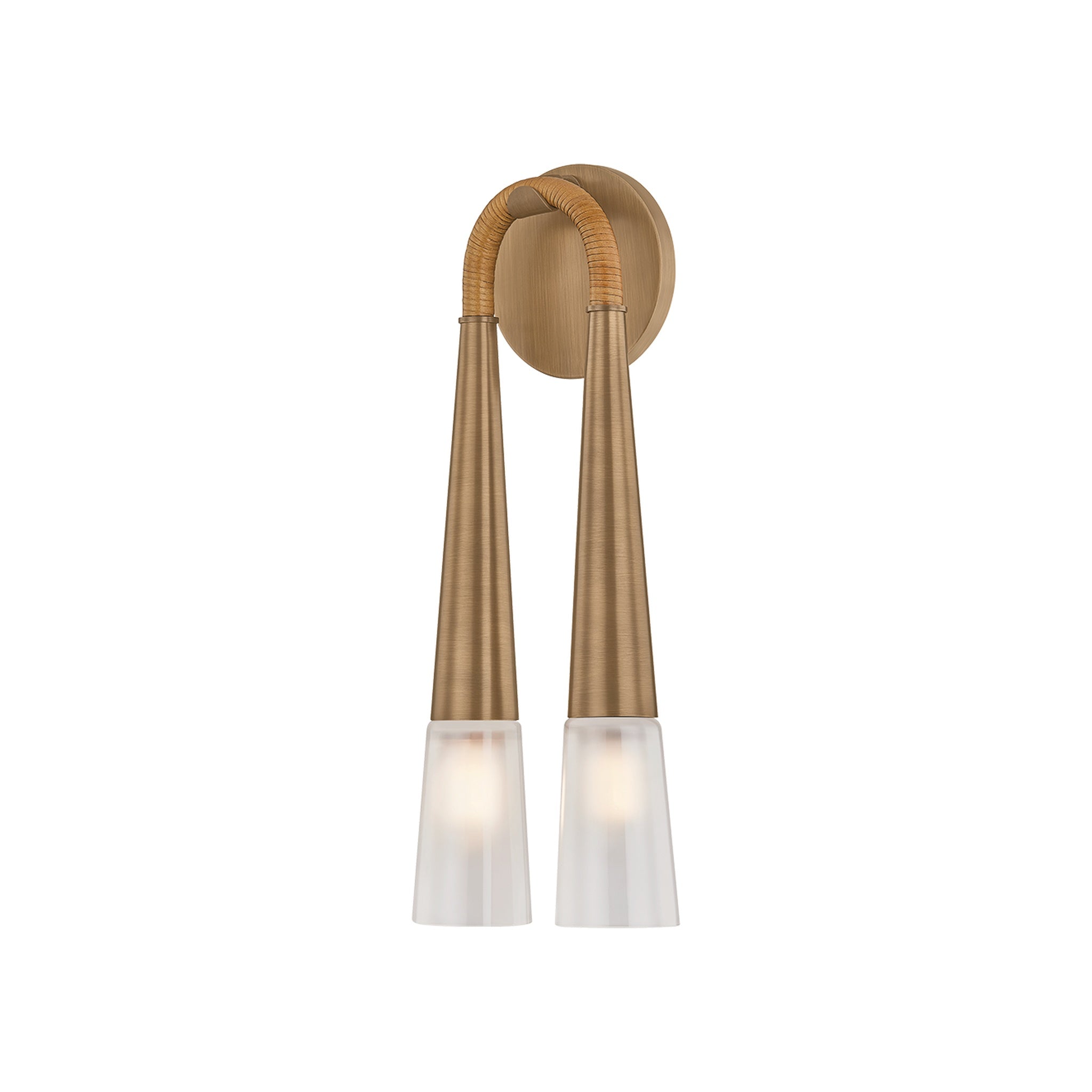 Hawke Wall Sconce LIGHTING - wall sconce Hudson Valley Lighting Patina Brass