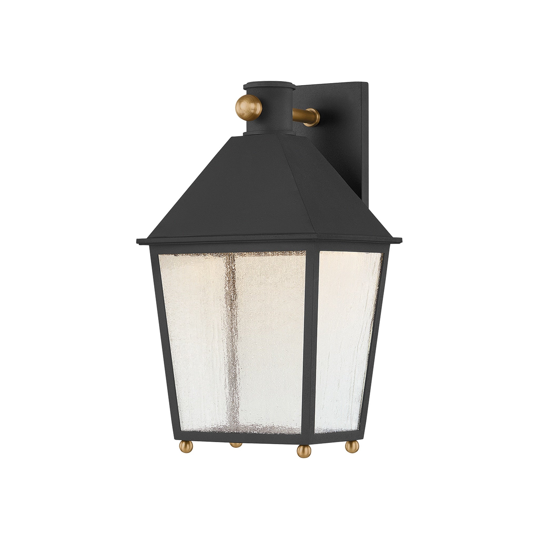 Gladden Wall Sconce LIGHTING - wall sconce Hudson Valley Lighting Texture Black Small